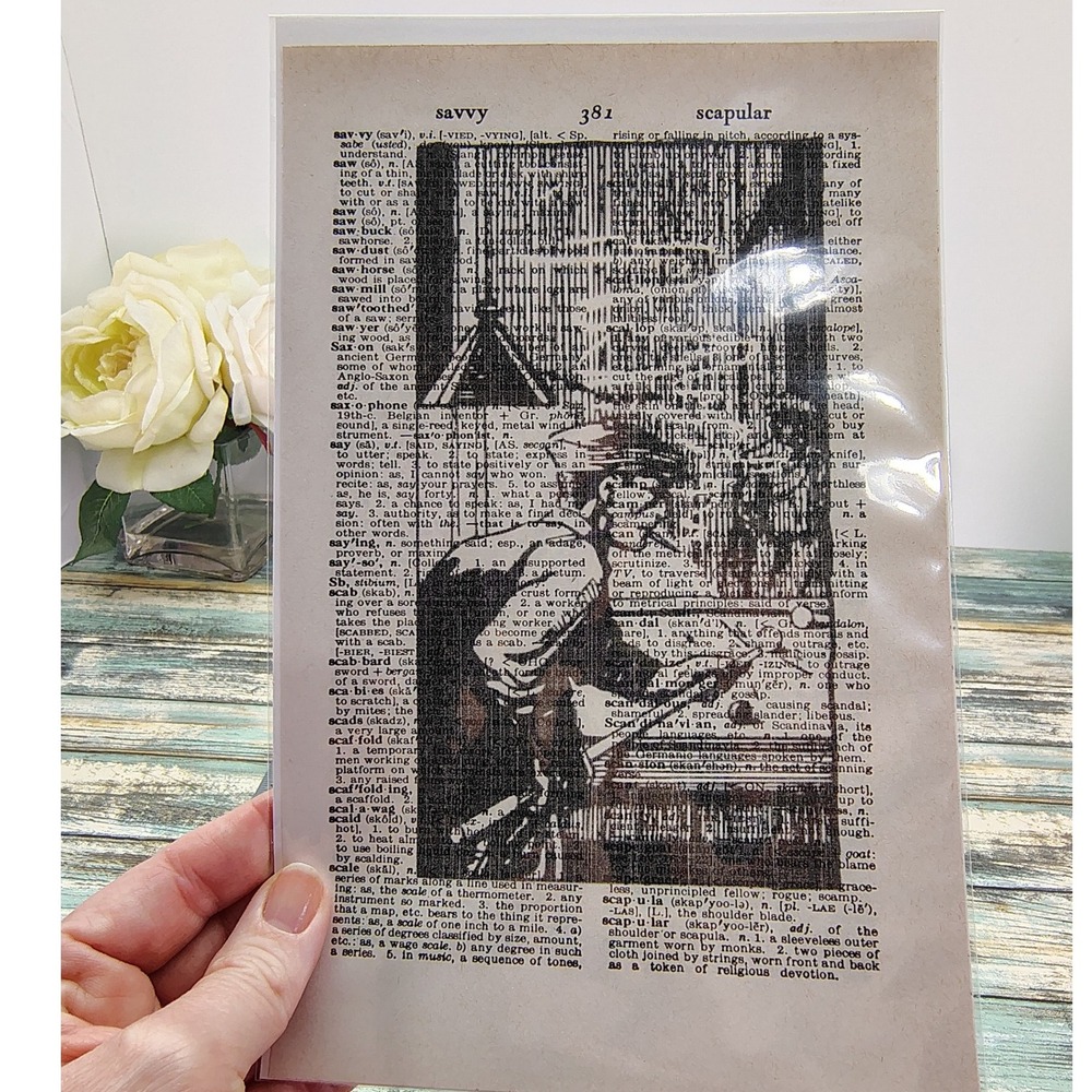 Billiards‎ Pool Player Vintage Dictionary Page Decor Rustic Game Room Handmade